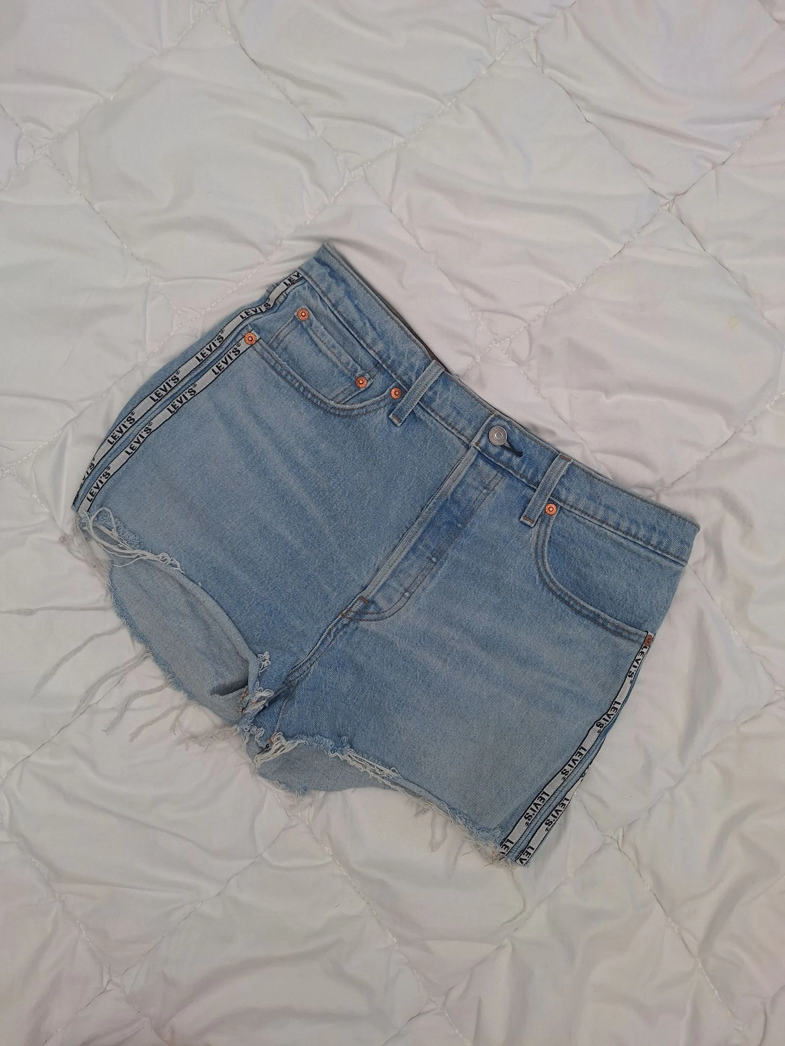 Levi's jeans short lichtblauw maat W29